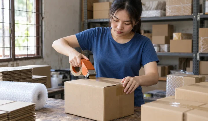Cách Đóng Gói Hàng Ghép Để Hạn Chế Móp Méo Và Ẩm Ướt